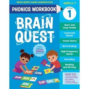 Brain Quest Phonics Workbook: Grade 1 -- Workman Publishing